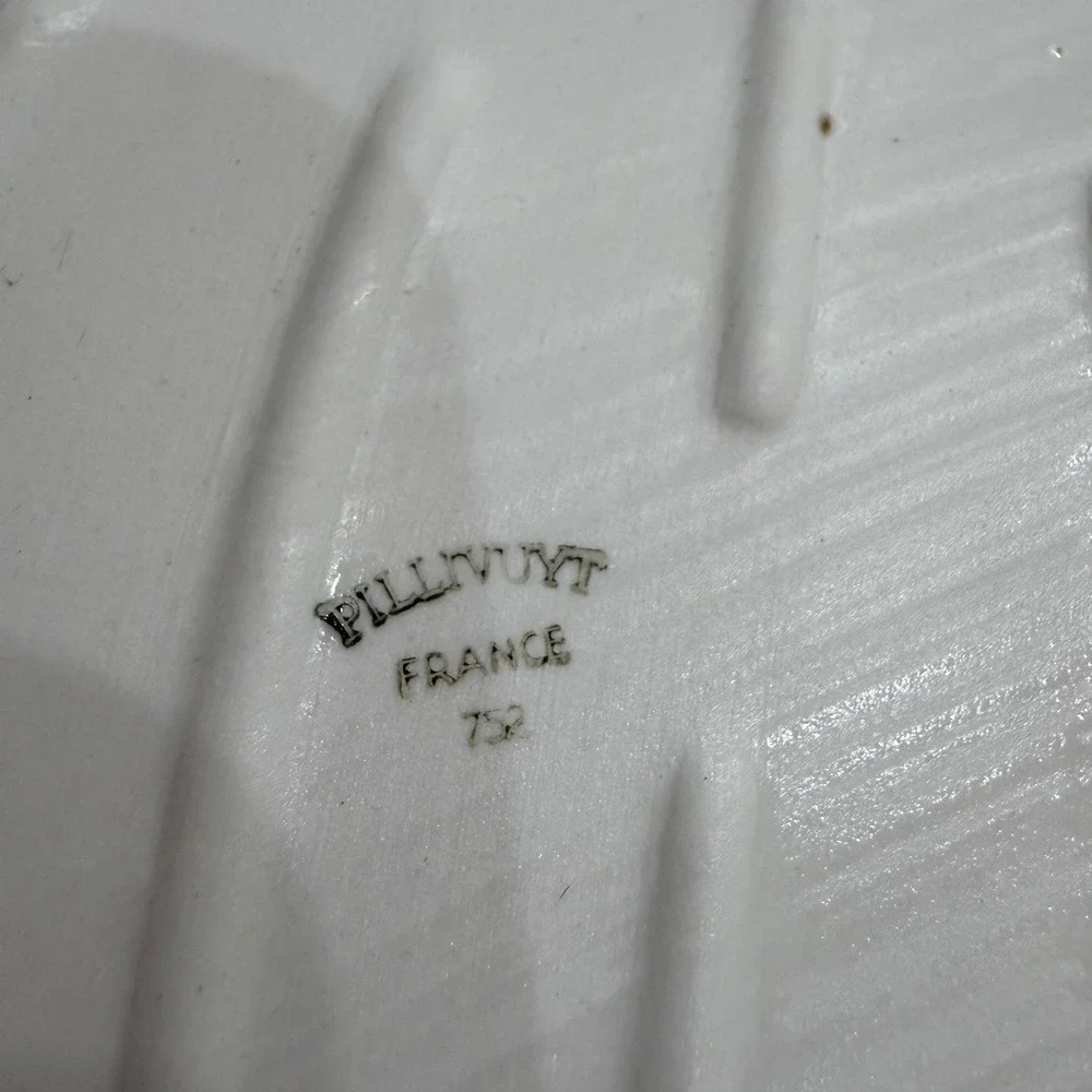 Pillivuyt France Vintage Oval Baker Set 10oz 16oz White Porcelain Oven to Table - Picture 10 of 11